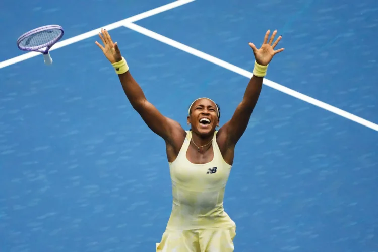 Gauff rallies to reach semis at U.S. Open